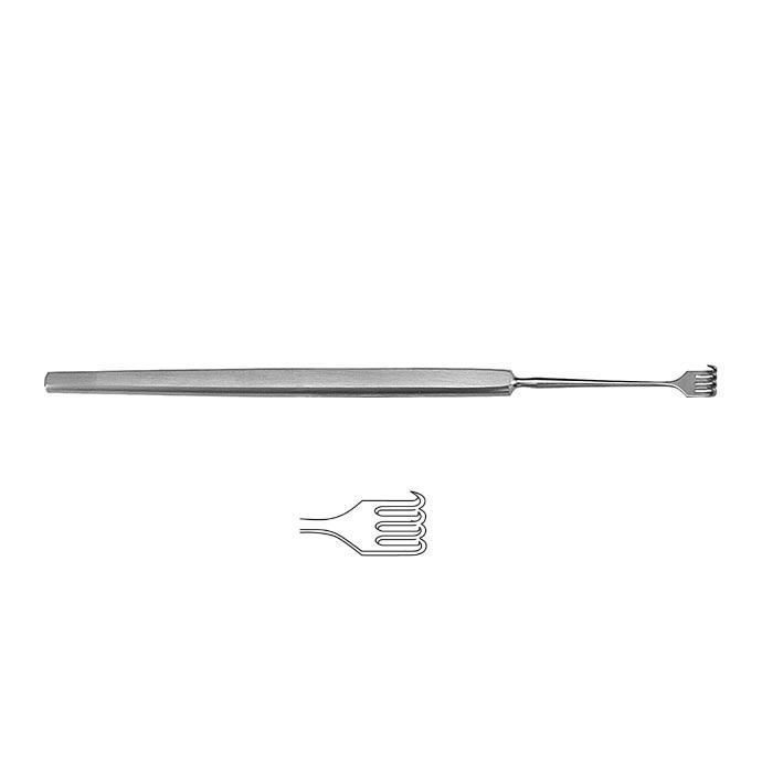 KNAPP Гачок; 4 зубчики; гострий; 13,5см. Tontarra Medizintechnik GmbH